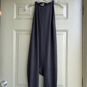 Khy/Kylie Jenner Stretch Black Open-Backed Jumpsuit